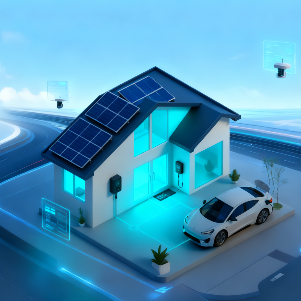 montev home charging concept graphic